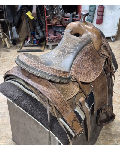 SELLE WESTERN OCCASION EQUITATION AMERICAINE USA CONTINENTAL