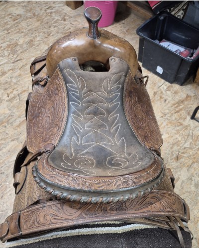 SELLE WESTERN OCCASION EQUITATION AMERICAINE USA CONTINENTAL