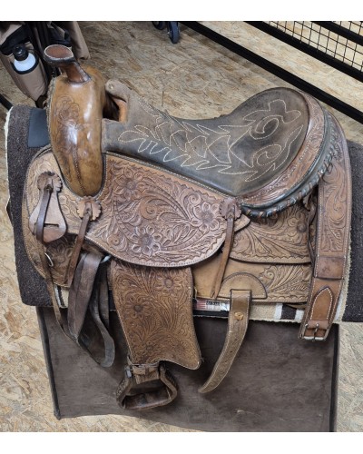 SELLE WESTERN OCCASION EQUITATION AMERICAINE USA CONTINENTAL