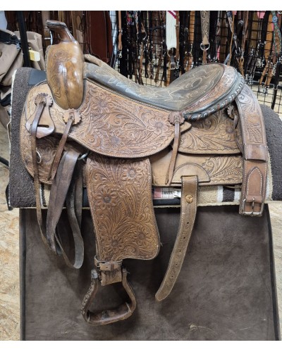 SELLE WESTERN OCCASION EQUITATION AMERICAINE USA CONTINENTAL