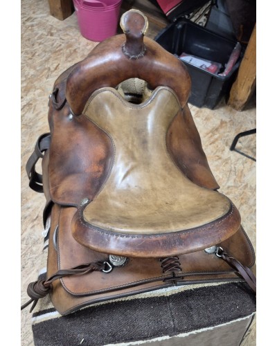 SELLE WESTERN OCCASION EQUITATION AMERICAINE USA CONTINENTAL