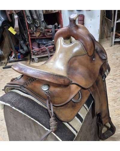 SELLE WESTERN OCCASION EQUITATION AMERICAINE USA CONTINENTAL