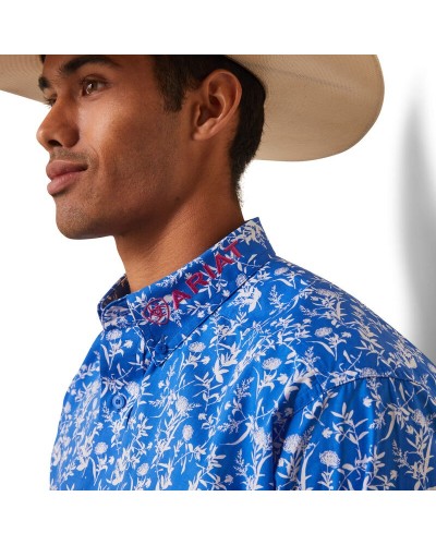 CHEMISE WESTERN AMERICAINE WRANGLER JACK DANIELS STARS AND STRIPES