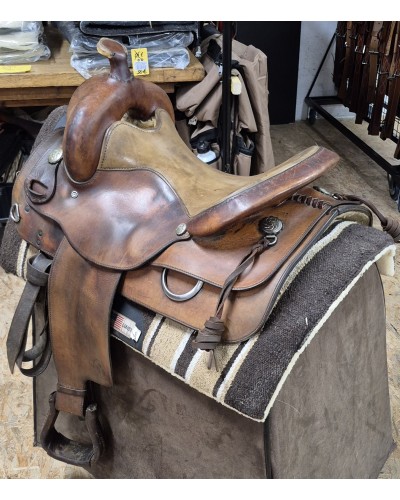 SELLE WESTERN OCCASION EQUITATION AMERICAINE USA CONTINENTAL