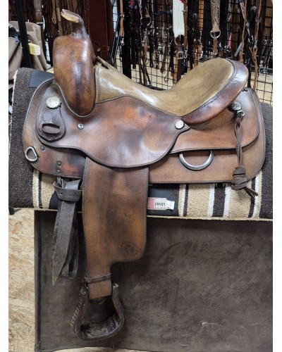 SELLE WESTERN OCCASION EQUITATION AMERICAINE USA CONTINENTAL