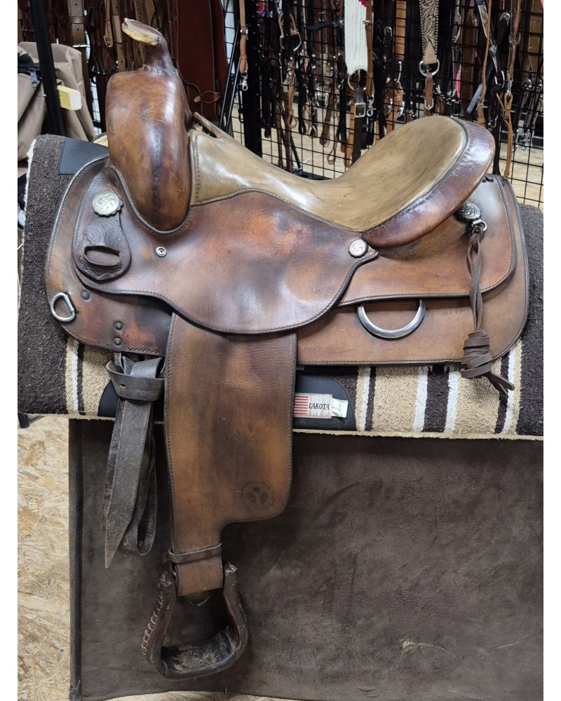 SELLE WESTERN OCCASION EQUITATION AMERICAINE USA CONTINENTAL