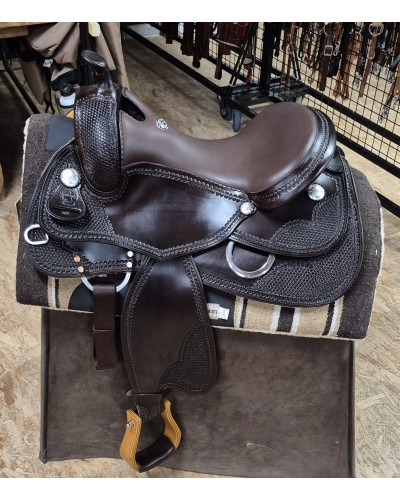 selle équitation western Hwest barrel compétition wade reining roping Pools west coast lakota denver