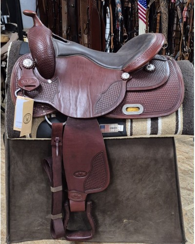 selle équitation western  barrel compétition west coast