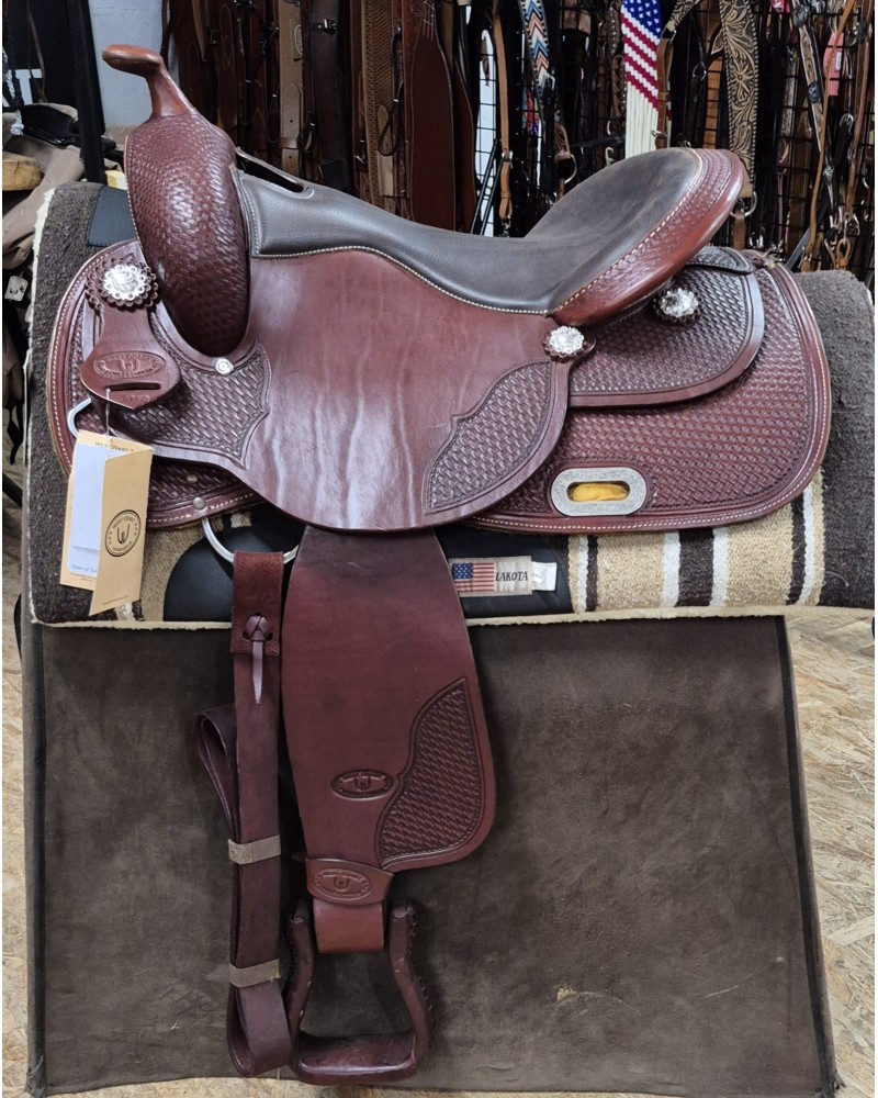 selle équitation western  barrel compétition west coast