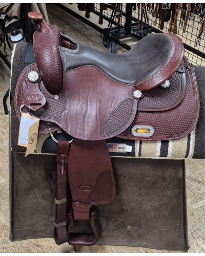 selle équitation western  barrel compétition west coast