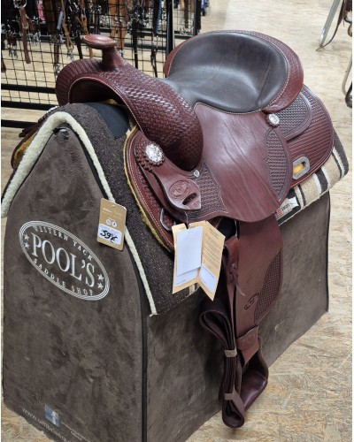 selle équitation western  barrel compétition west coast
