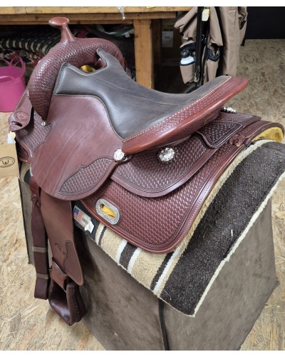selle équitation western  barrel compétition west coast