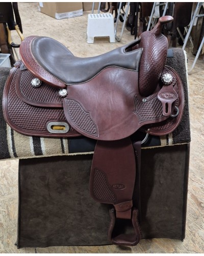 selle équitation western  barrel compétition west coast
