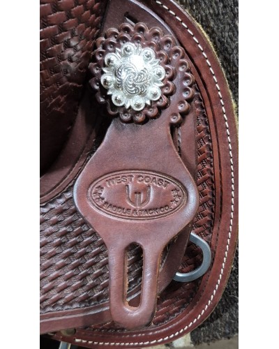 selle équitation western  barrel compétition west coast