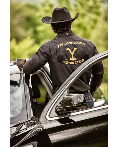 CHEMISE HOMME YELLOWSTONE DUTTON RANCH
