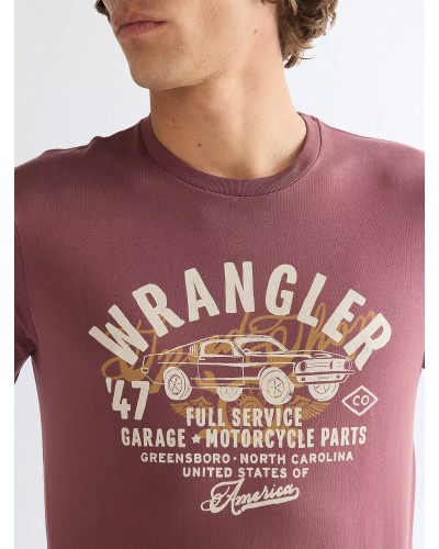 CHEMISE WESTERN AMERICAINE WRANGLER JACK DANIELS STARS AND STRIPES