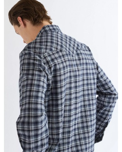 CHEMISE WESTERN AMERICAINE WRANGLER JACK DANIELS STARS AND STRIPES