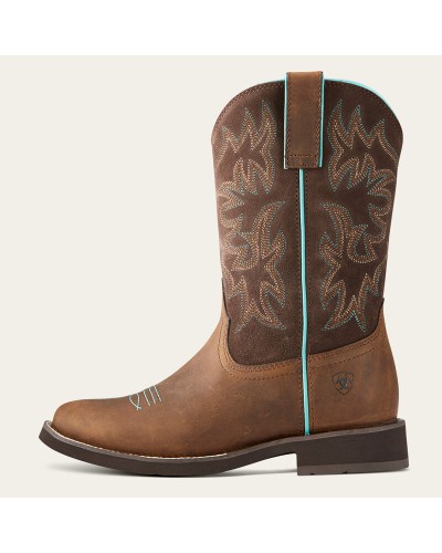 BOTTE TRAVAIL AMERICAINE ROBUSTE EQUITATION WESTERN ARIAT