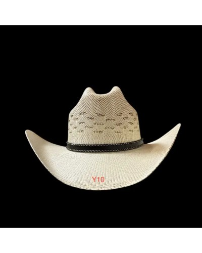 CHAPEAU PAILLE FEUTRE CUIR COWBOY RANCH EQUITATION WESTERN COUNTRY