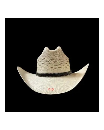 CHAPEAU PAILLE FEUTRE CUIR COWBOY RANCH EQUITATION WESTERN COUNTRY