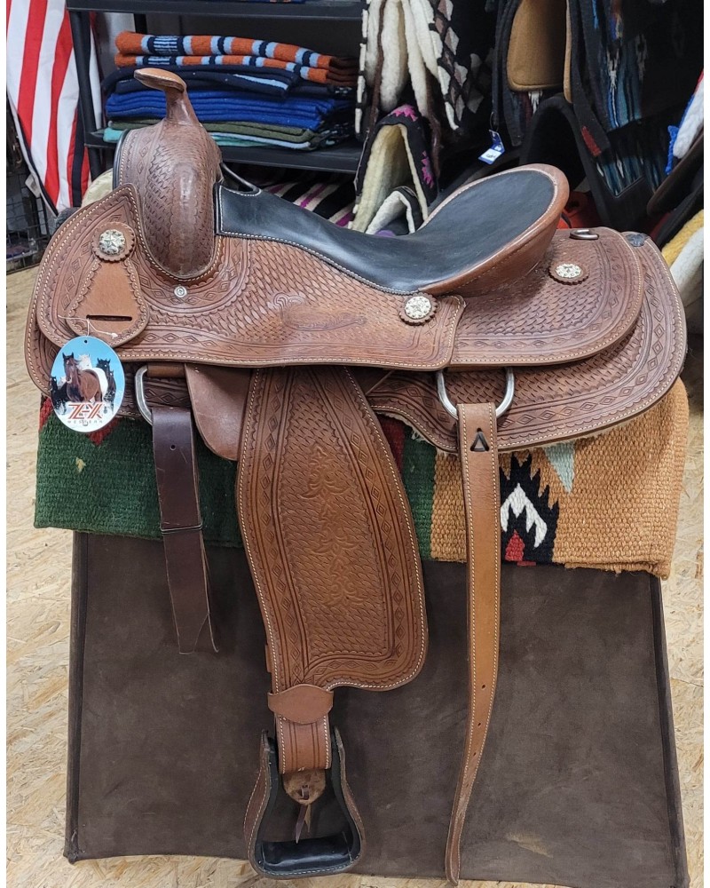 Selle Western Wade Tree En Cuir Premium – Idéale Pour Le