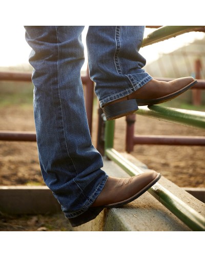BOTTE TRAVAIL AMERICAINE ROBUSTE EQUITATION WESTERN