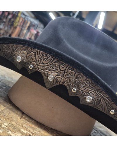 CHAPEAU WESTERN FEUTRE PAILLE EQUITATION TRAVAIL MEXIQUE US COUNTRY