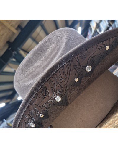 CHAPEAU WESTERN FEUTRE PAILLE EQUITATION TRAVAIL MEXIQUE US COUNTRY