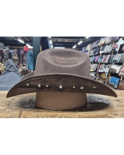 CHAPEAU WESTERN FEUTRE PAILLE EQUITATION TRAVAIL MEXIQUE US COUNTRY