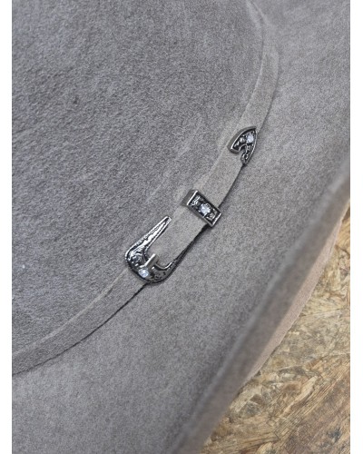 CHAPEAU PAILLE FEUTRE CUIR COWBOY RANCH EQUITATION WESTERN COUNTRY