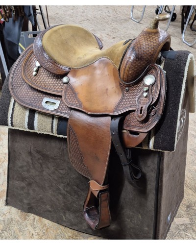 SELLE WESTERN OCCASION EQUITATION AMERICAINE USA CONTINENTAL