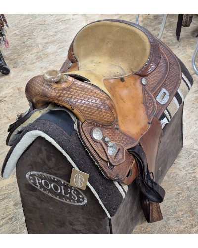 SELLE WESTERN OCCASION EQUITATION AMERICAINE USA CONTINENTAL