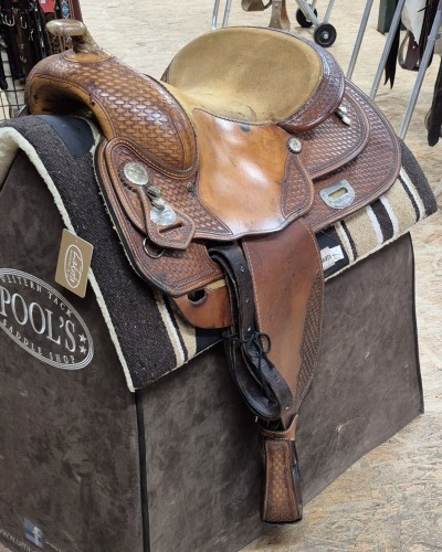 SELLE WESTERN OCCASION EQUITATION AMERICAINE USA CONTINENTAL