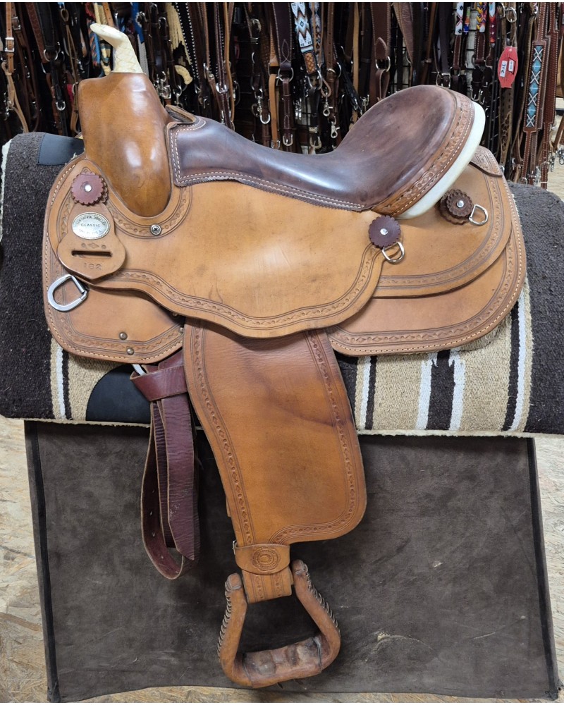 SELLE WESTERN OCCASION EQUITATION AMERICAINE USA CONTINENTAL