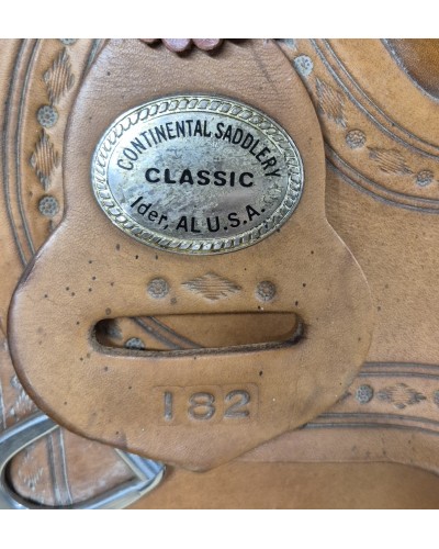 SELLE WESTERN OCCASION EQUITATION AMERICAINE USA CONTINENTAL