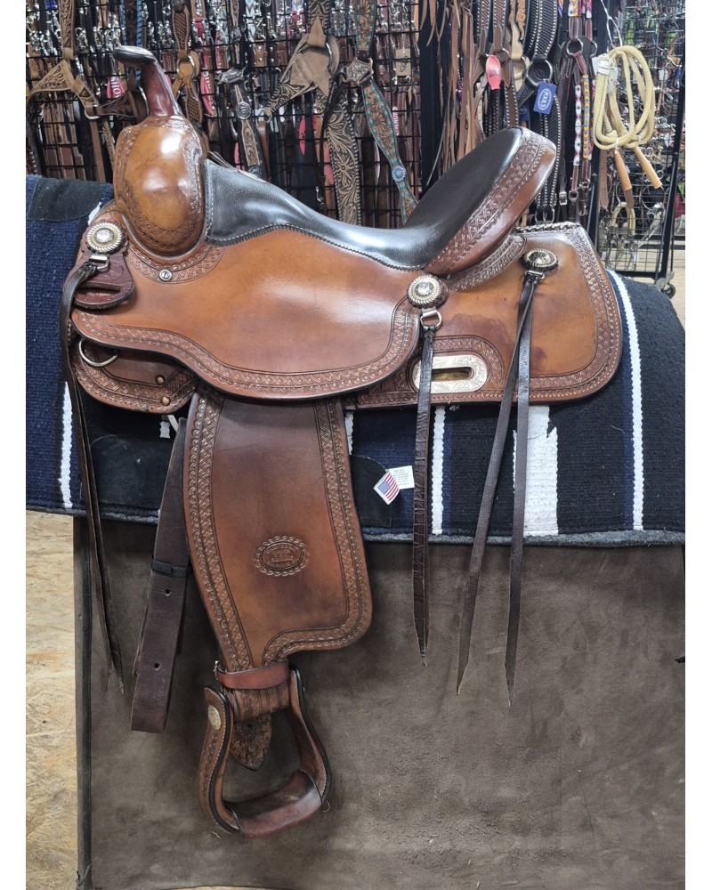 SELLE WESTERN OCCASION EQUITATION AMERICAINE USA CONTINENTAL