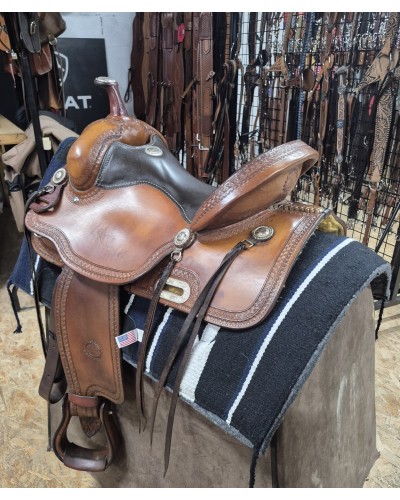 SELLE WESTERN OCCASION EQUITATION AMERICAINE USA CONTINENTAL