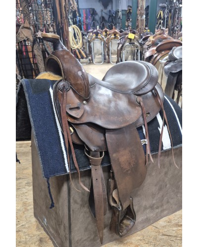 SELLE WESTERN OCCASION EQUITATION AMERICAINE USA CONTINENTAL
