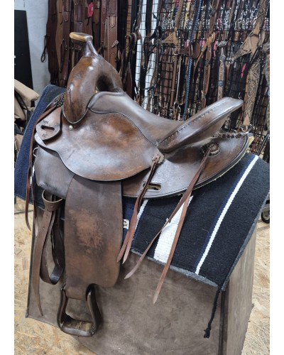 SELLE WESTERN OCCASION EQUITATION AMERICAINE USA CONTINENTAL