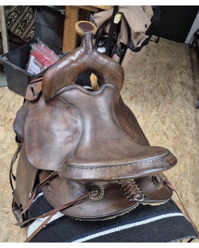 SELLE WESTERN OCCASION EQUITATION AMERICAINE USA CONTINENTAL