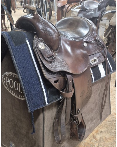 SELLE WESTERN OCCASION EQUITATION AMERICAINE USA CONTINENTAL