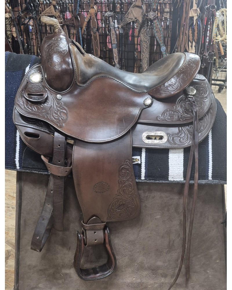SELLE WESTERN OCCASION EQUITATION AMERICAINE USA CONTINENTAL