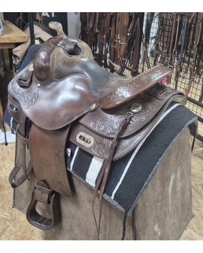 SELLE WESTERN OCCASION EQUITATION AMERICAINE USA CONTINENTAL