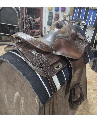 SELLE WESTERN OCCASION EQUITATION AMERICAINE USA CONTINENTAL