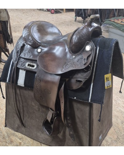 SELLE WESTERN OCCASION EQUITATION AMERICAINE USA CONTINENTAL