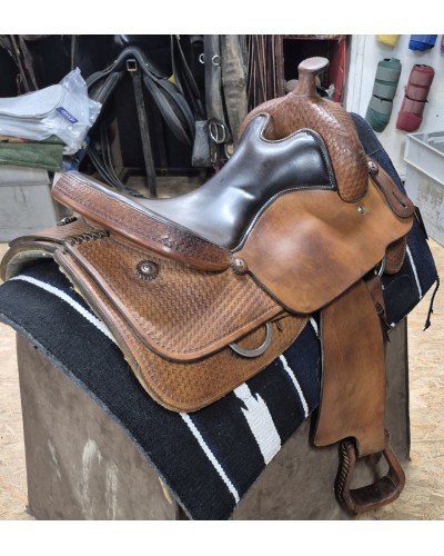 SELLE WESTERN OCCASION EQUITATION AMERICAINE USA CONTINENTAL