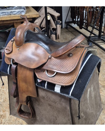 SELLE WESTERN OCCASION EQUITATION AMERICAINE USA CONTINENTAL
