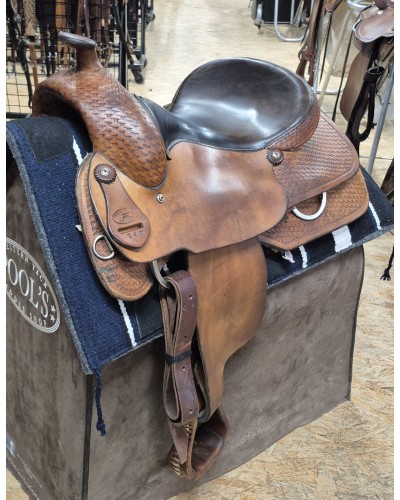 SELLE WESTERN OCCASION EQUITATION AMERICAINE USA CONTINENTAL