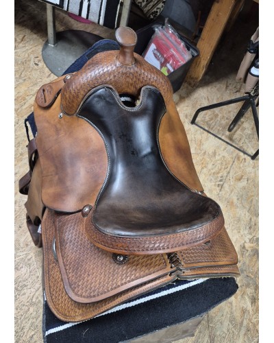 SELLE WESTERN OCCASION EQUITATION AMERICAINE USA CONTINENTAL