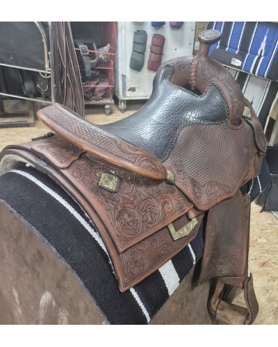 SELLE WESTERN OCCASION EQUITATION AMERICAINE USA CONTINENTAL